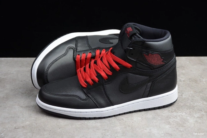 Cheap TBK Jordan Black Air Satin High 1 Retro 555088-060 OG 0711